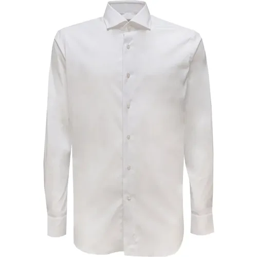 Weiße Popeline Tailor Stretch Hemd , Herren, Größe: XL - Xacus - Modalova