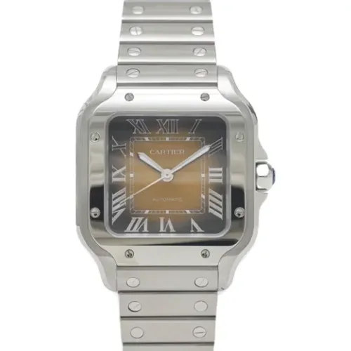 Pre-owned Stainless Steel watches , male, Sizes: ONE SIZE - Cartier Vintage - Modalova