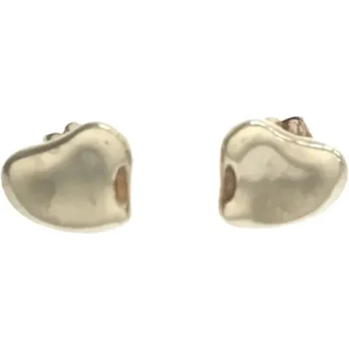 Pre-owned Silver earrings , male, Sizes: ONE SIZE - Tiffany & Co. Pre-owned - Modalova