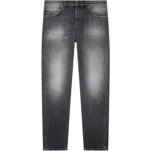 Schmale Denim Jeans in Dunkelgrau - Dondup - Modalova