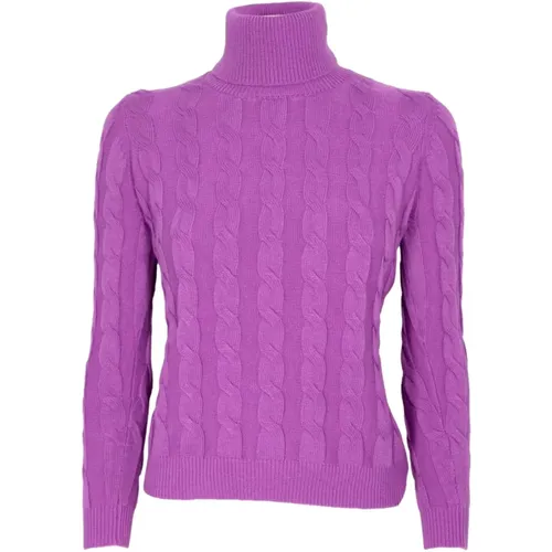 Cashmere and Wool Dolcevita Turtleneck , female, Sizes: S, XL, XS - Cashmere Company - Modalova