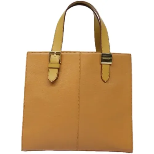 Pre-owned Leather totes , female, Sizes: ONE SIZE - Burberry Vintage - Modalova