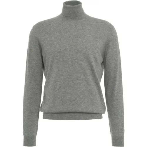 Grauer Strickpullover Aw24 , Herren, Größe: 2XL - Gender - Modalova