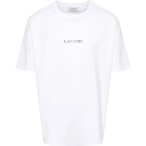 Bestickte T-Shirts und Polos , Herren, Größe: XL - Lanvin - Modalova