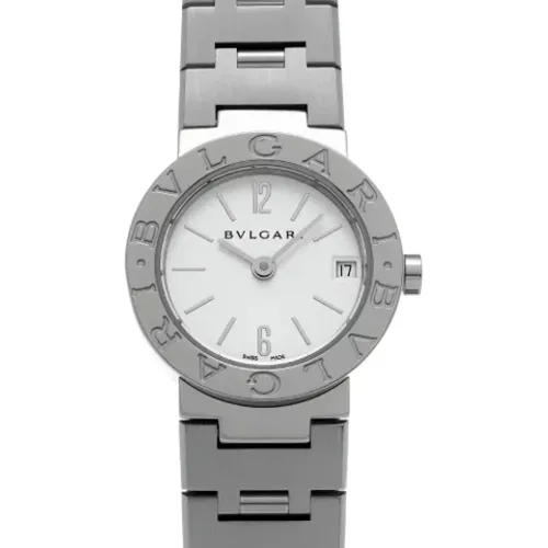 Pre-owned Stainless Steel watches , female, Sizes: ONE SIZE - Bvlgari Vintage - Modalova