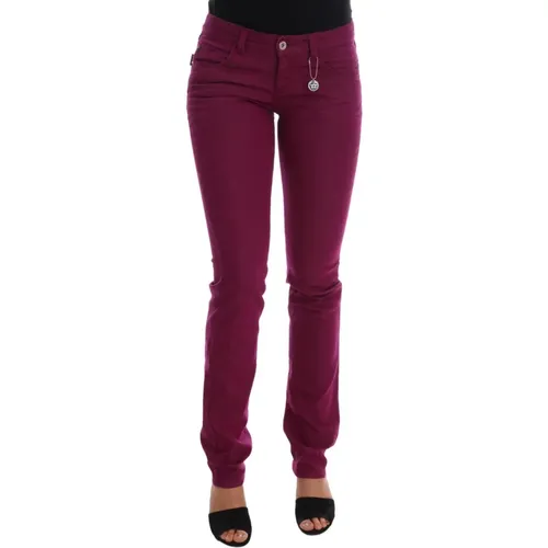 Elegante Lila Super Slim Jeans , Damen, Größe: W26 - Costume National - Modalova