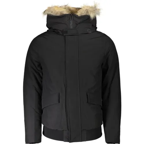 Cotton Jacket with Hood and Detachable Fur , female, Sizes: 2XL - Woolrich - Modalova