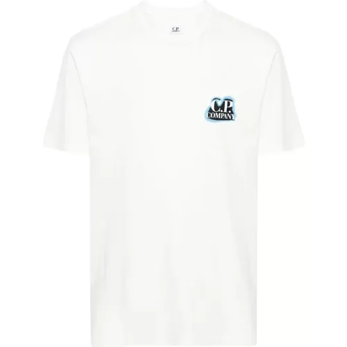 British Sailor Bianca Print T-shirt , male, Sizes: L, XL - C.P. Company - Modalova