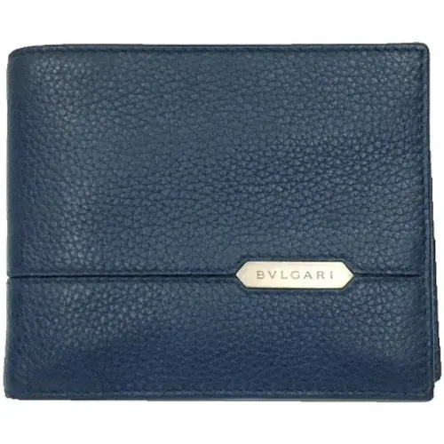 Pre-owned Leather wallets , male, Sizes: ONE SIZE - Bvlgari Vintage - Modalova