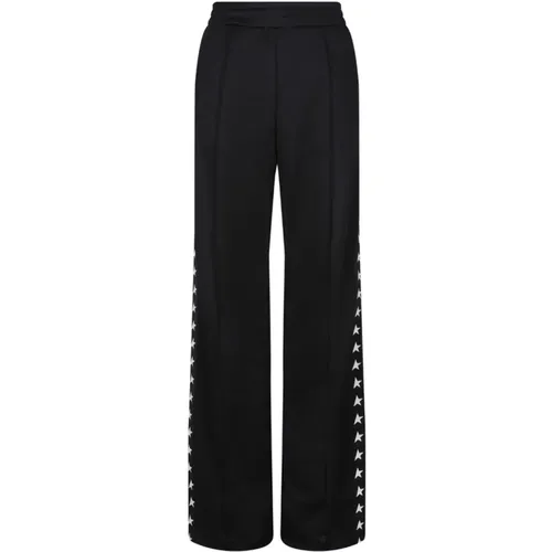 Schwarze und weiße Track Pants , Damen, Größe: S - Golden Goose - Modalova