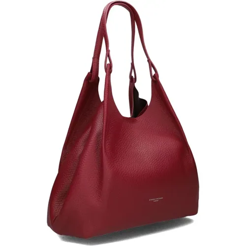 Rote Leder-Schultertasche DUA 9720 , Damen, Größe: ONE Size - Gianni Chiarini - Modalova