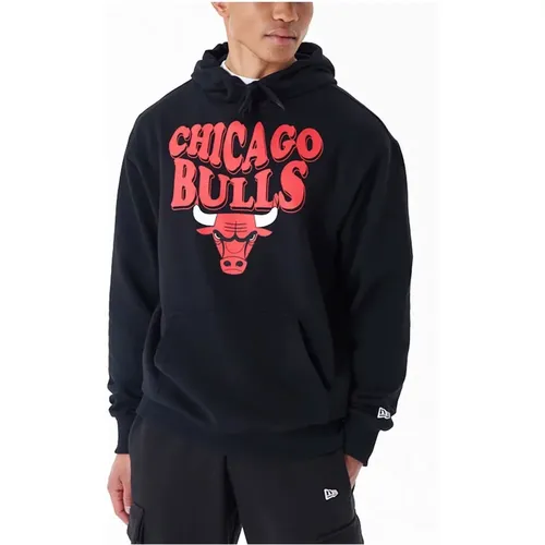 Chicago Bulls Hoodie , male, Sizes: S, XS, L, M - new era - Modalova