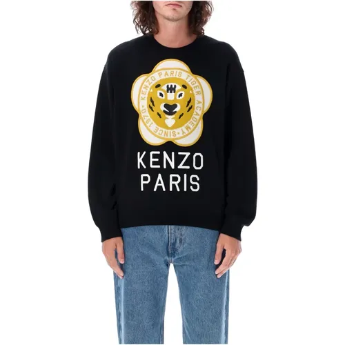 Tiger Academy Sweater , male, Sizes: XL - Kenzo - Modalova