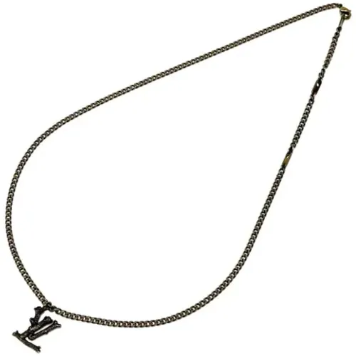 Pre-owned Metal necklaces , female, Sizes: ONE SIZE - Louis Vuitton Vintage - Modalova