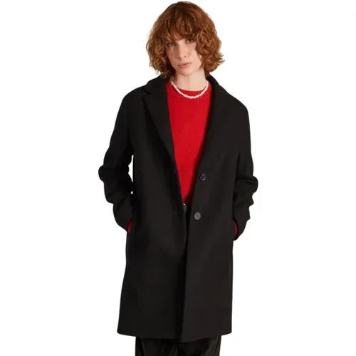 Straight coat in new wool made in France , female, Sizes: M, L, 2XL - L'Exception Paris - Modalova