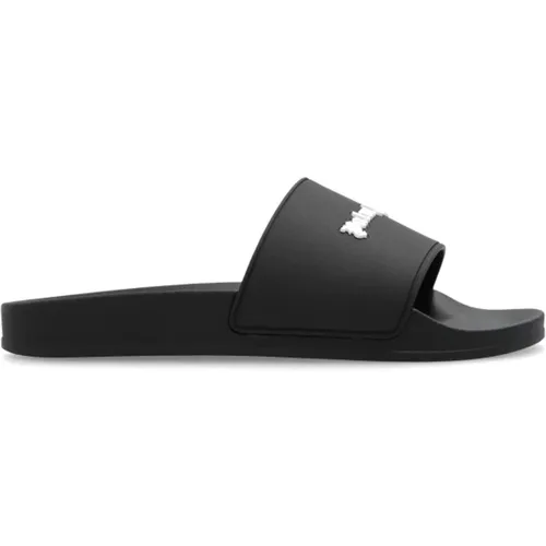 Rubber slides with logo , female, Sizes: 3 UK - Palm Angels - Modalova