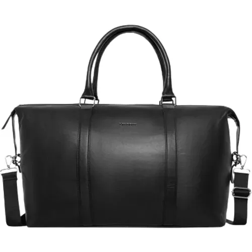 Leather Weekend Bag , male, Sizes: ONE SIZE - Les Deux - Modalova