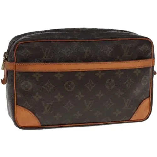 Pre-owned Canvas clutches , female, Sizes: ONE SIZE - Louis Vuitton Vintage - Modalova