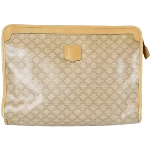 Pre-owned Canvas clutches , female, Sizes: ONE SIZE - Celine Vintage - Modalova