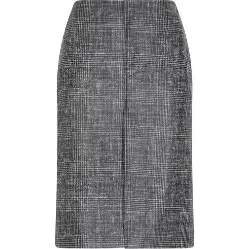 Printed Leather Midi Skirt , female, Sizes: XS - Bottega Veneta - Modalova