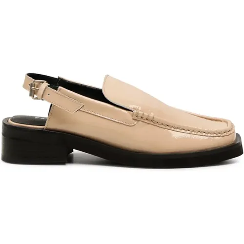 Leder Slingback Loafers , Damen, Größe: 41 EU - Pavement - Modalova