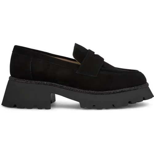 Loafer with platform , female, Sizes: 6 UK, 9 UK, 7 UK, 5 UK, 8 UK, 4 UK - Alma en Pena - Modalova