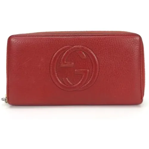 Pre-owned Leather wallets , female, Sizes: ONE SIZE - Gucci Vintage - Modalova