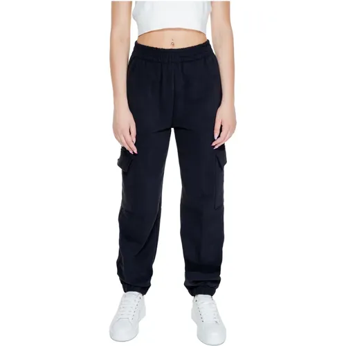 Sportliche Hose mit Gewebtem Label , Damen, Größe: XS - Calvin Klein - Modalova