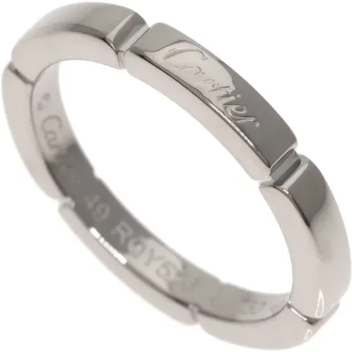 Pre-owned White Gold rings , female, Sizes: ONE SIZE - Cartier Vintage - Modalova