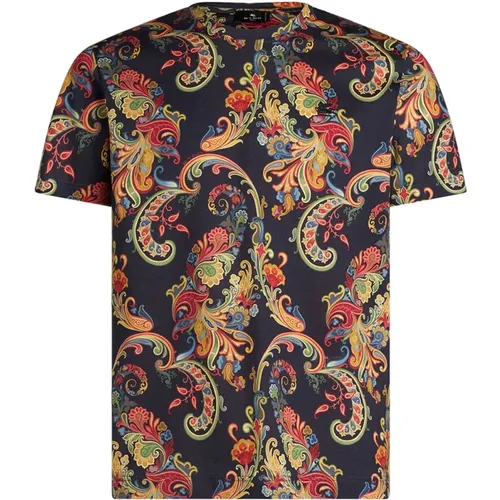 Stylish Men's Tee for Everyday Wear , male, Sizes: XL, S, 2XL, M, L, 3XL - ETRO - Modalova