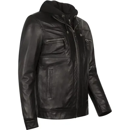 Leather Jackets , Herren, Größe: L - Cycas D’or - Modalova