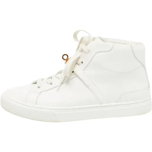 Pre-owned Leather sneakers , female, Sizes: 6 UK - Hermès Vintage - Modalova