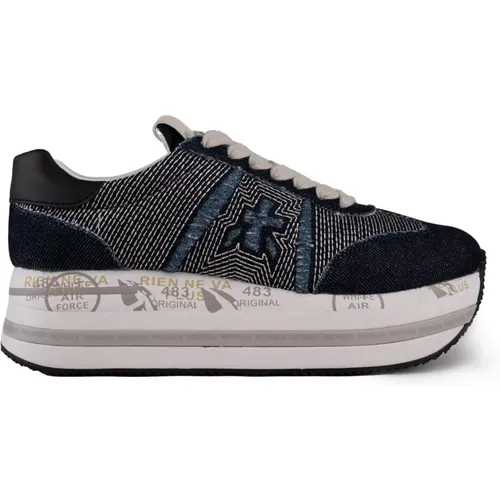 Denim Damen Sneakers Stilvolle Freizeitschuhe - Premiata - Modalova