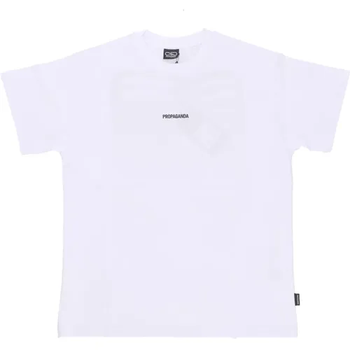 Klassisches Ripp-T-Shirt Weiß , Herren, Größe: XS - Propaganda - Modalova