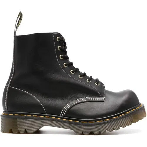 Pascal Combat Boots Charcoal Grey , female, Sizes: 6 UK - Dr. Martens - Modalova