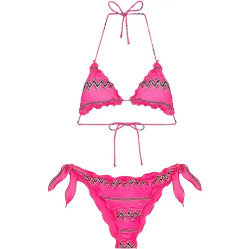 Bikini Triangolo E Slip Nodi Regolabile Frou Frou Ethos - F**k - Modalova