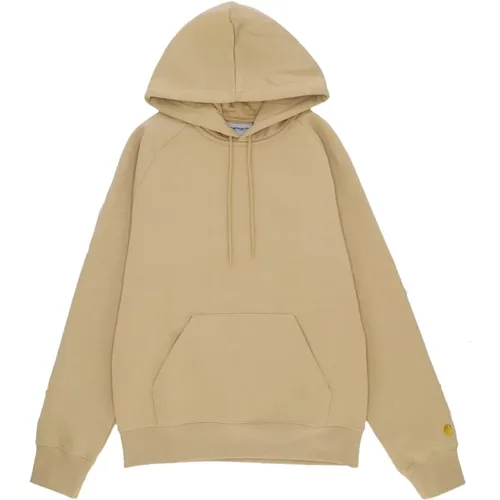 Chase Sweat Hooded in Sable/Gold - Carhartt WIP - Modalova