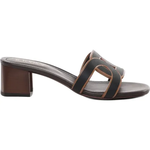 Heeled Mules , female, Sizes: 2 UK, 5 1/2 UK, 4 UK, 4 1/2 UK - TOD'S - Modalova