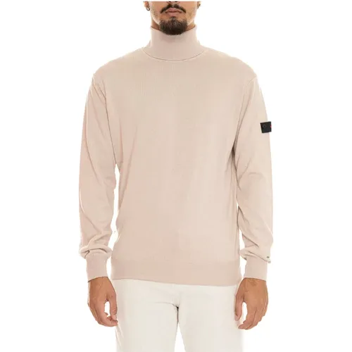 Rollkragenpullover mit Ellbogenpatches , Herren, Größe: XL - Peuterey - Modalova