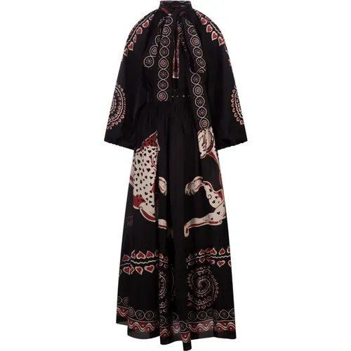 Athena Long Silk Dress , female, Sizes: S, L - La DoubleJ - Modalova