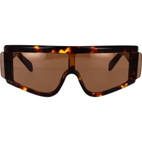 Zed Sonnenbrille Burnt Havana , unisex, Größe: 61 MM - Retrosuperfuture - Modalova
