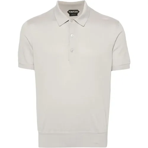 Cotton Polo Shirt , male, Sizes: 4XL, 2XL - Tom Ford - Modalova