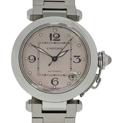 Pre-owned Stainless Steel watches , female, Sizes: ONE SIZE - Cartier Vintage - Modalova