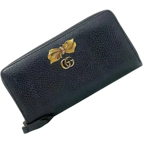 Pre-owned Leather wallets , female, Sizes: ONE SIZE - Gucci Vintage - Modalova