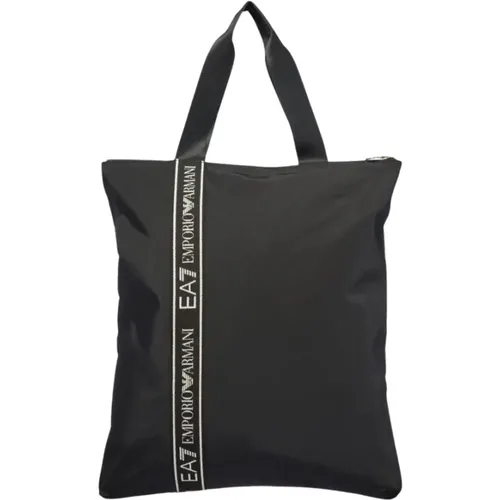 Schwarze Casual Shopper Tasche - Emporio Armani EA7 - Modalova