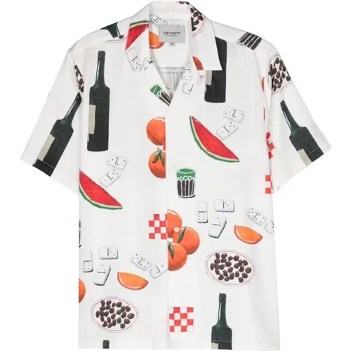 Graphic Print Dinner Shirt , male, Sizes: S, M, XL - Carhartt WIP - Modalova