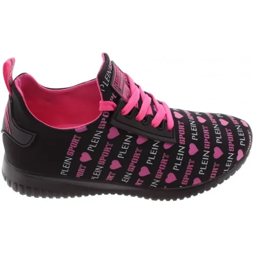 Schwarze Fuxia Laufschuhe , Damen, Größe: 38 EU - Plein Sport - Modalova