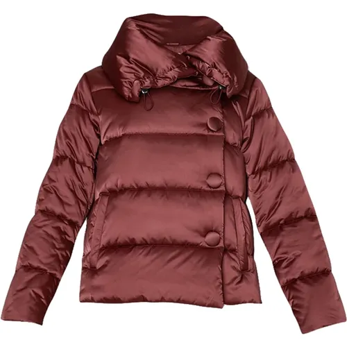 Quilted Padded Jacket with High Collar , female, Sizes: XS, L, M, 2XS, S - Liu Jo - Modalova