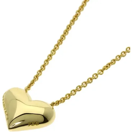 Pre-owned Gold necklaces , female, Sizes: ONE SIZE - Tiffany & Co. Pre-owned - Modalova