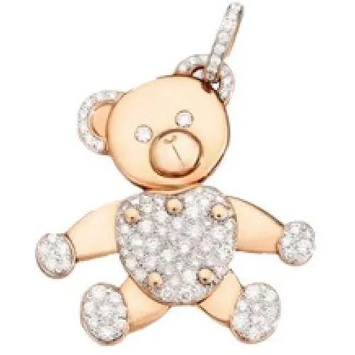 Playful Teddy Bear Pendant Necklace , female, Sizes: ONE SIZE - Pomellato - Modalova